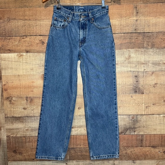 Levi's Other - 🌻 Vintage Levi's 550 Kids Medium Wash Relaxed Fit Boys Jeans* size 12 Classic